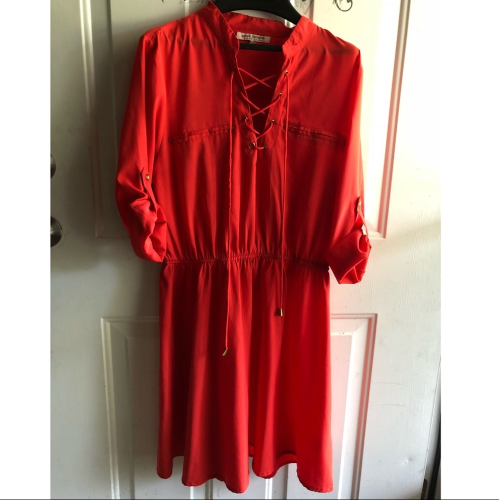 Lace Up Summer Dress